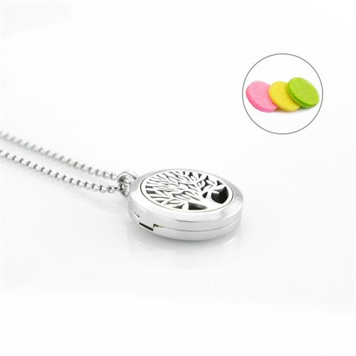 stainless steel necklace	custom necklace	pendant necklace	locket necklace	personalized necklace	essential oil diffuser necklace	diffuser necklace	perfume necklace